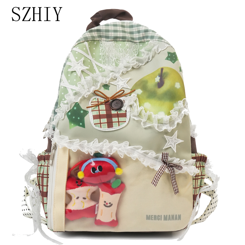 Canvas Backpack Casual - Colorful Backpack for College Students and