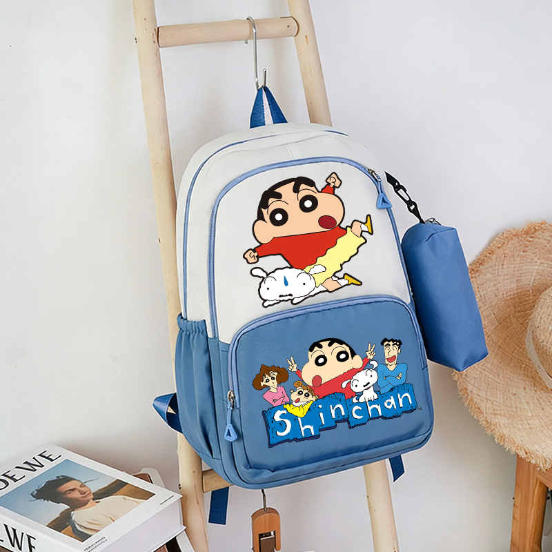School Backpack Teen - Crayon Shin-chan Boy Girl School Bag