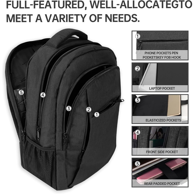 Large Travel Laptop Backpack,  - огляд і ціна Travel Backpack Anti Theft