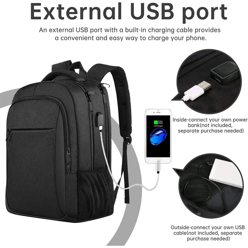 Large Travel Laptop Backpack,  - огляд і ціна Travel Backpack Anti Theft