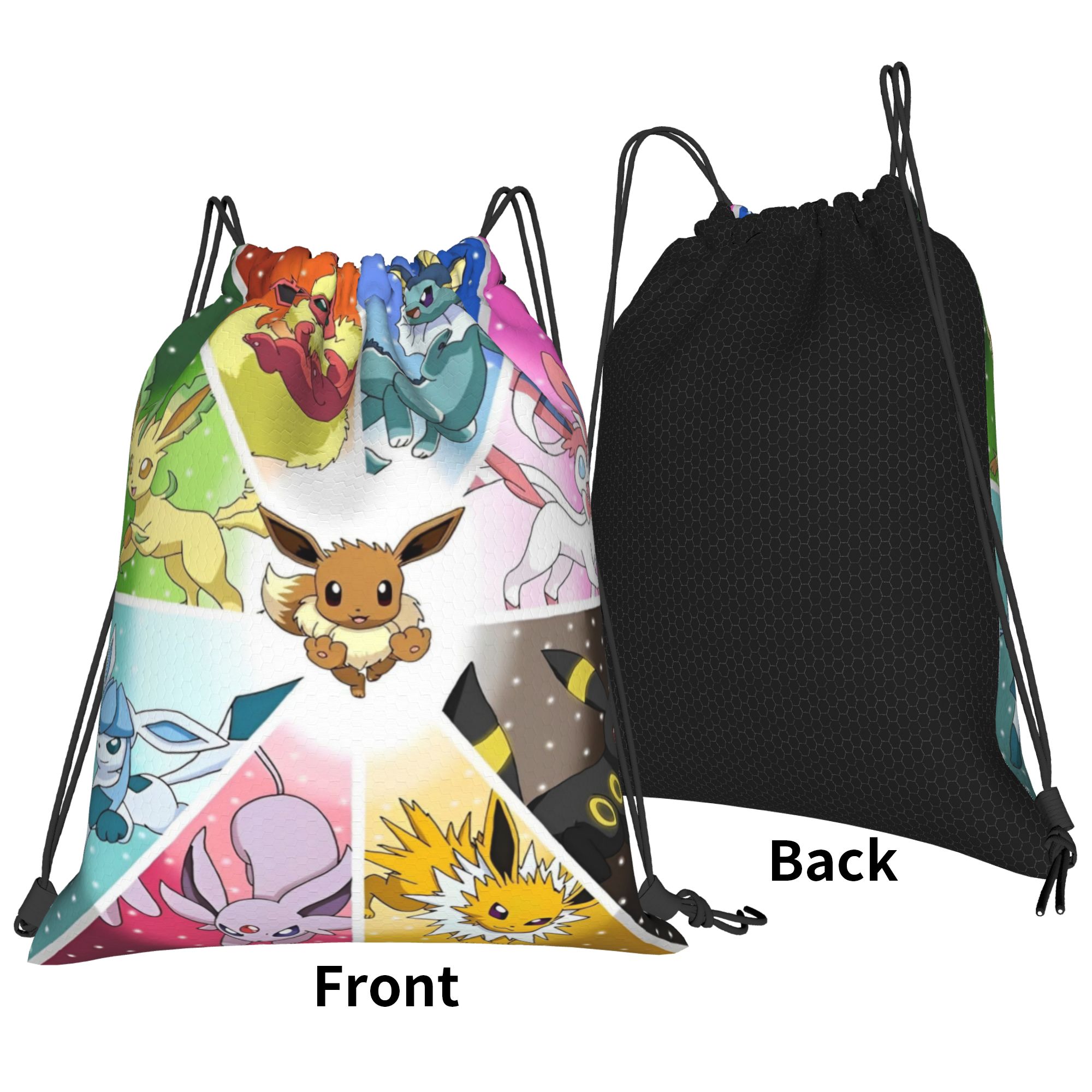 90s Anime Poke-Mon Drawstring  - огляд і ціна Drawstring Gym Bag
