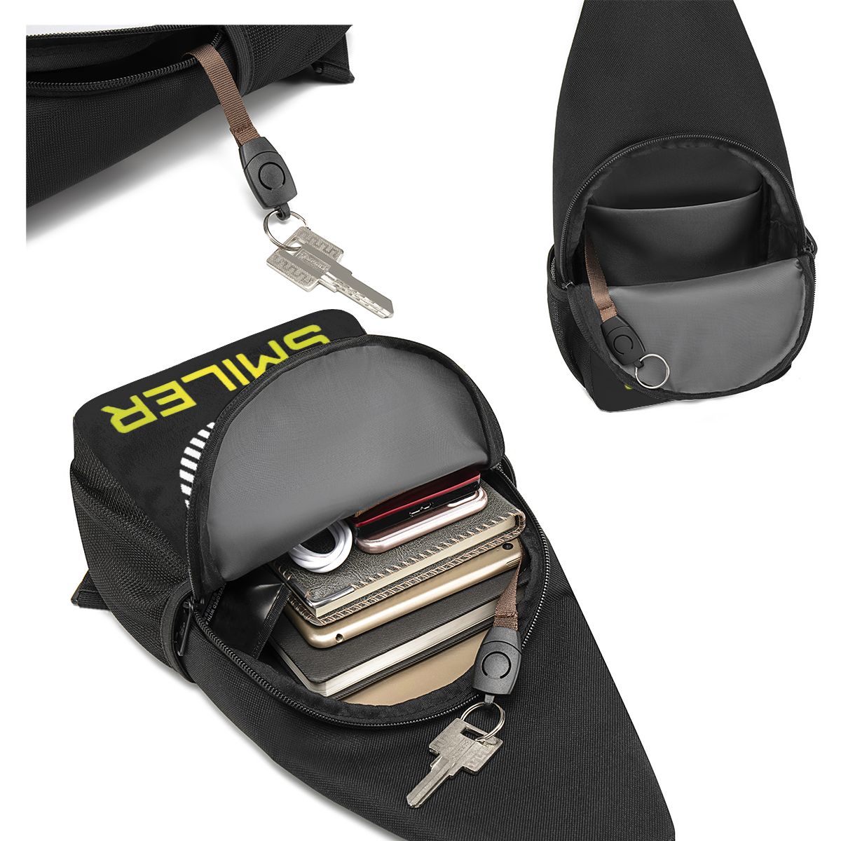 The Smiler Alton Towers Merch  - огляд і ціна Sling Backpack Shoulder