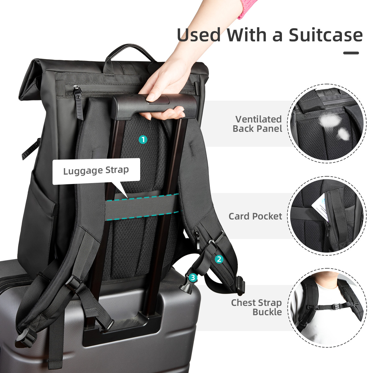 HK Multifunctional Travel Back - огляд і ціна Hiking Backpack Waterproof