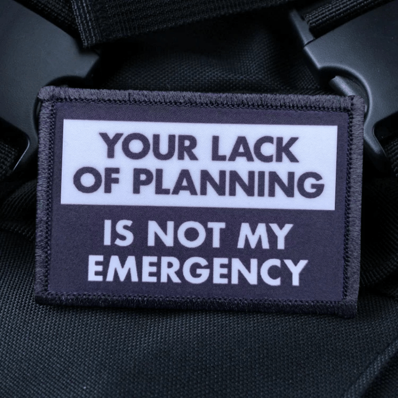 Not My Emergency Funny Patch G - огляд і ціна Rucksack Military Style