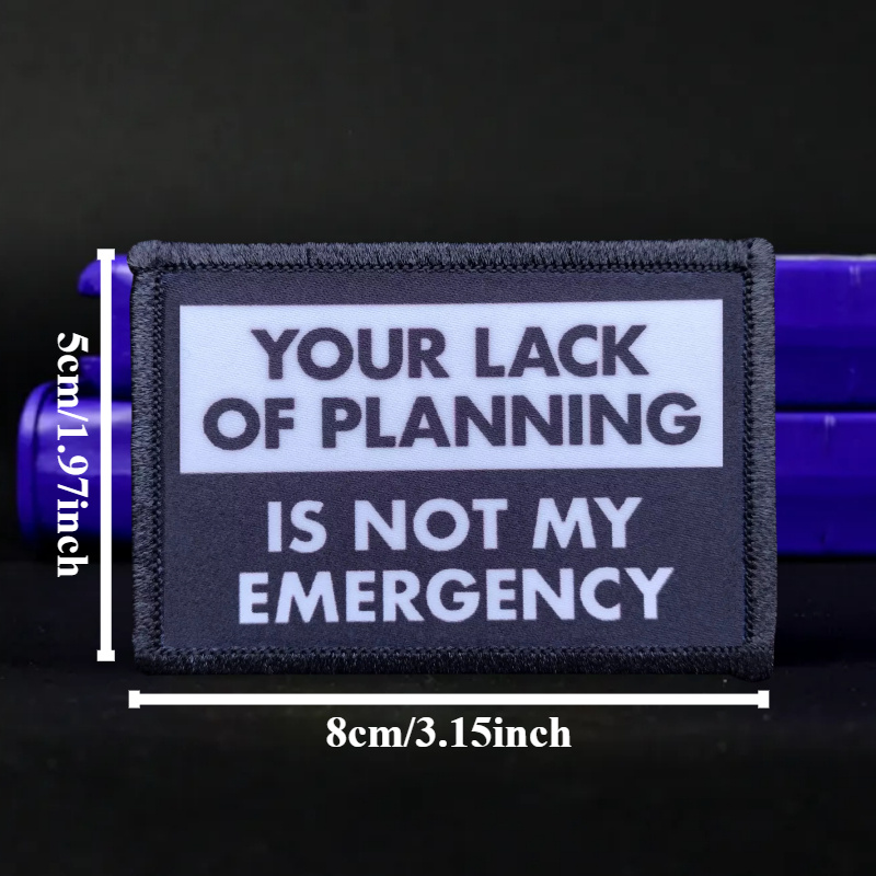 Not My Emergency Funny Patch G - огляд і ціна Rucksack Military Style